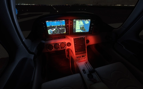 Red Flashlight Night Mod
