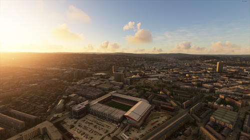 Sheffield United Stadium/Bramall Lane (UK) w/ colour correction + LODs