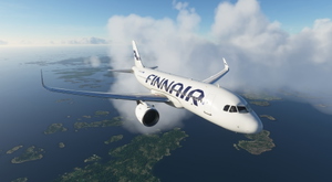 A320neo Finnair 4K livery thumbnail 1