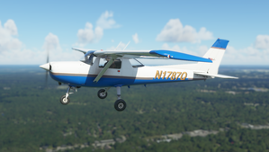 Cessna 152 N1787Q Real-World Livery thumbnail 5