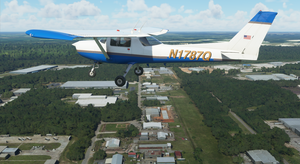 Cessna 152 N1787Q Real-World Livery thumbnail 3