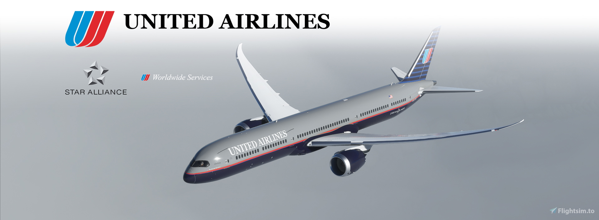United Airlines Battleship 787 | New Method - Image 1