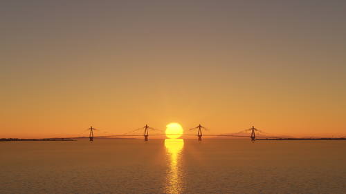 Charilaos Trikoupis Bridge - Greece - Patras City