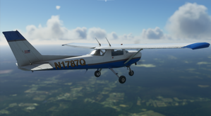 Cessna 152 N1787Q Real-World Livery thumbnail 2