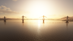 Charilaos Trikoupis Bridge - Greece - Patras City thumbnail 6