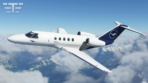 MSFS2020 - Asobo - Cessna Citation CJ4 - Lufthansa Flight Academy