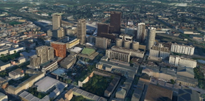 Rotterdam - NS Train Station & Delftse Poort, Schouwburgplein. thumbnail 1