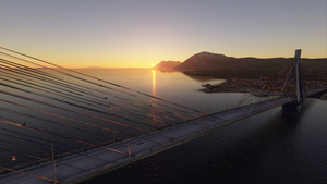 Charilaos Trikoupis Bridge - Greece - Patras City thumbnail 10