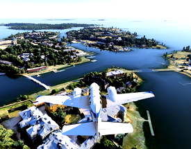 Helsinki 3D - full central city  Microsoft Flight Simulator