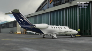 MSFS2020 - Asobo - Cessna Citation CJ4 - Lufthansa Flight Academy thumbnail 3