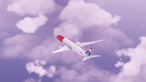Norwegian 787 - PINK WINGS FIXED! thumbnail 3