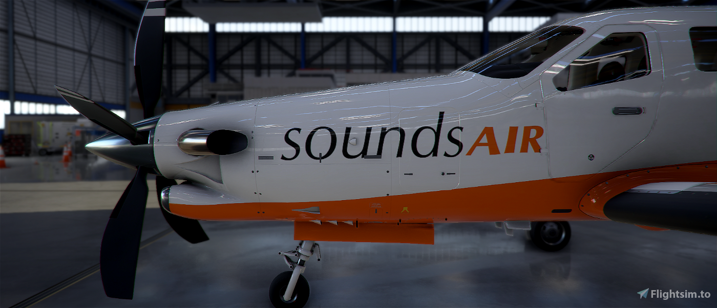 New Zealand Sounds Air TBM 930 Microsoft Flight Simulator