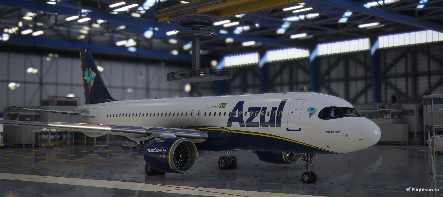 AZUL A320 8K Masked (Update Fix) - Image 1