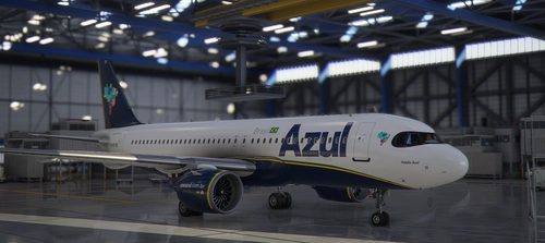 AZUL A320 8K Masked (Update Fix)