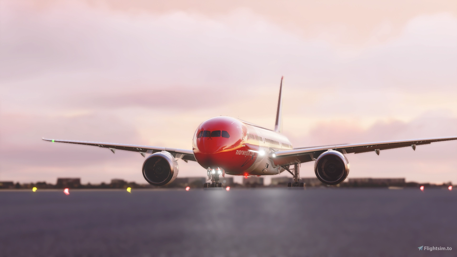 Norwegian 787 - PINK WINGS FIXED! - Image 1