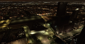 Rotterdam - NS Train Station & Delftse Poort, Schouwburgplein. thumbnail 4