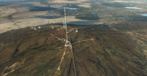 Full Winter Hill Mast, Rivington Pike, Horwich & Jubilee Tower Darwen North West UK thumbnail 1
