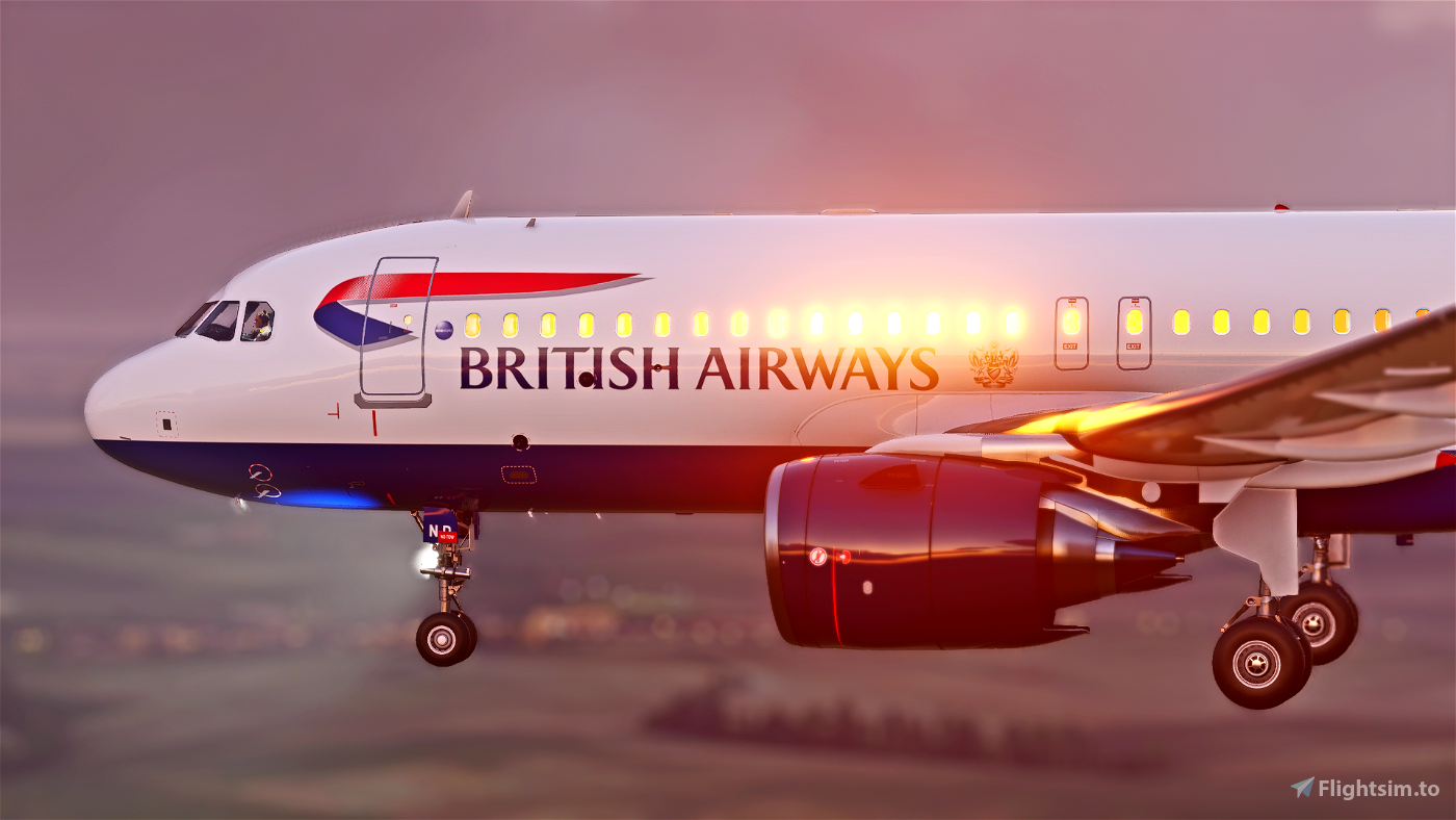 British Airways Livery Clean & Dirty - Ultra (FBW Compatible) for ...