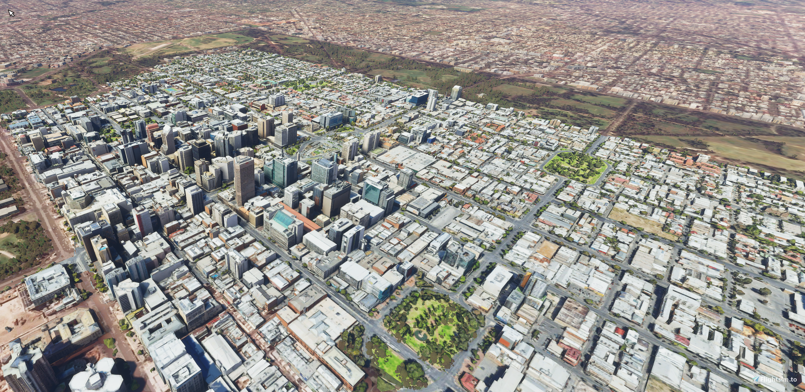Adelaide CBD - Low Poly - Image 1