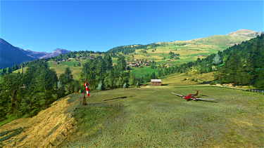 Airstrip of Chamois (AO02) - Valle d'Aosta  Microsoft Flight Simulator