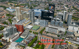 Rotterdam - NS Train Station & Delftse Poort, Schouwburgplein. thumbnail 8