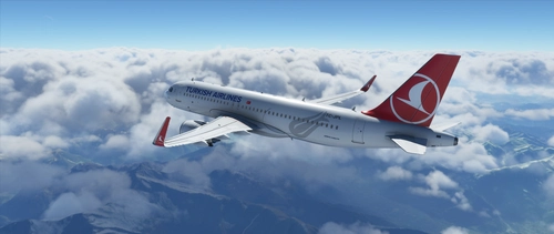 Turkish Airliners A320 Liveries 4K Textures, Detailed Livery.