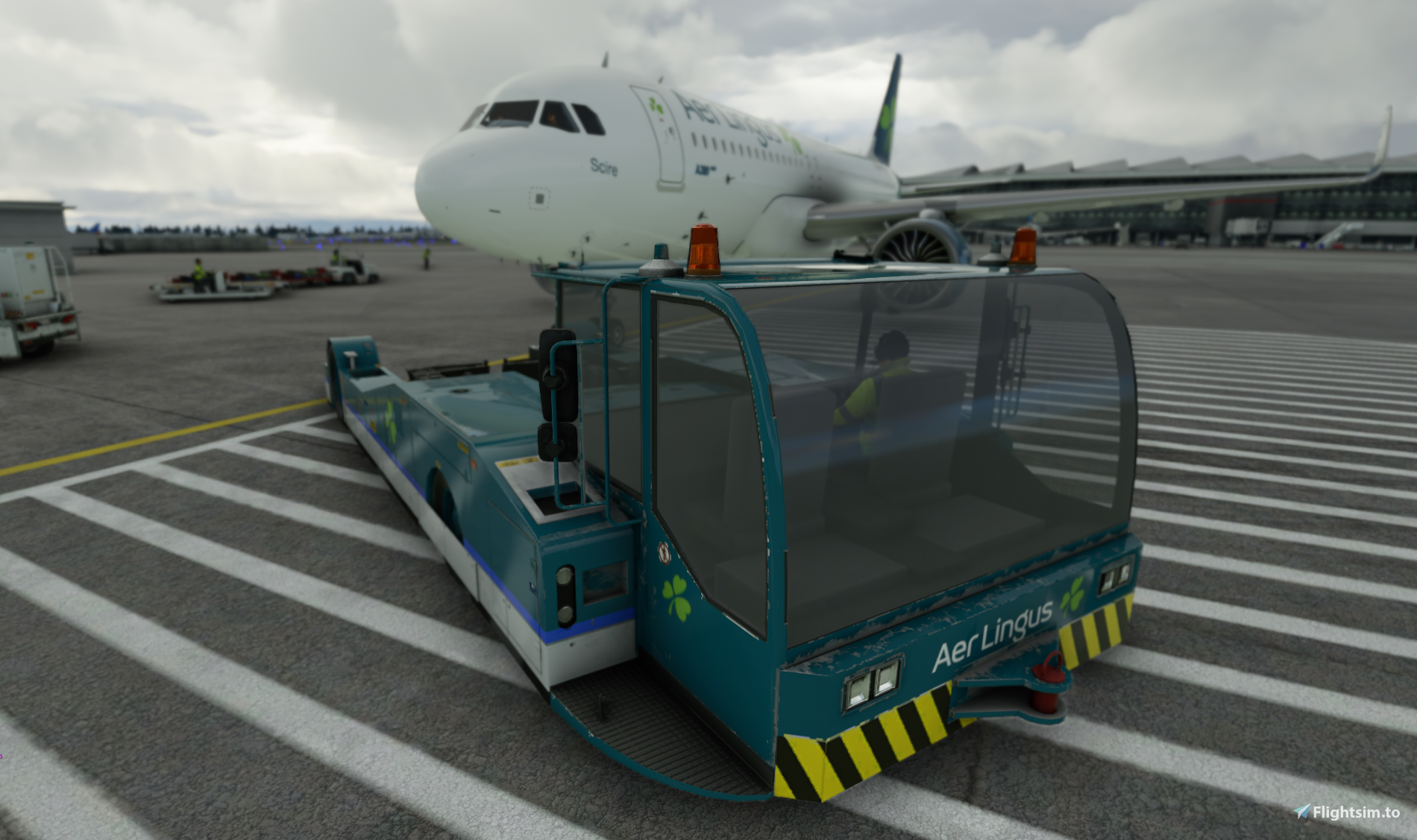 Pushback Tug Skins - Aer Lingus & Swissport - Image 1