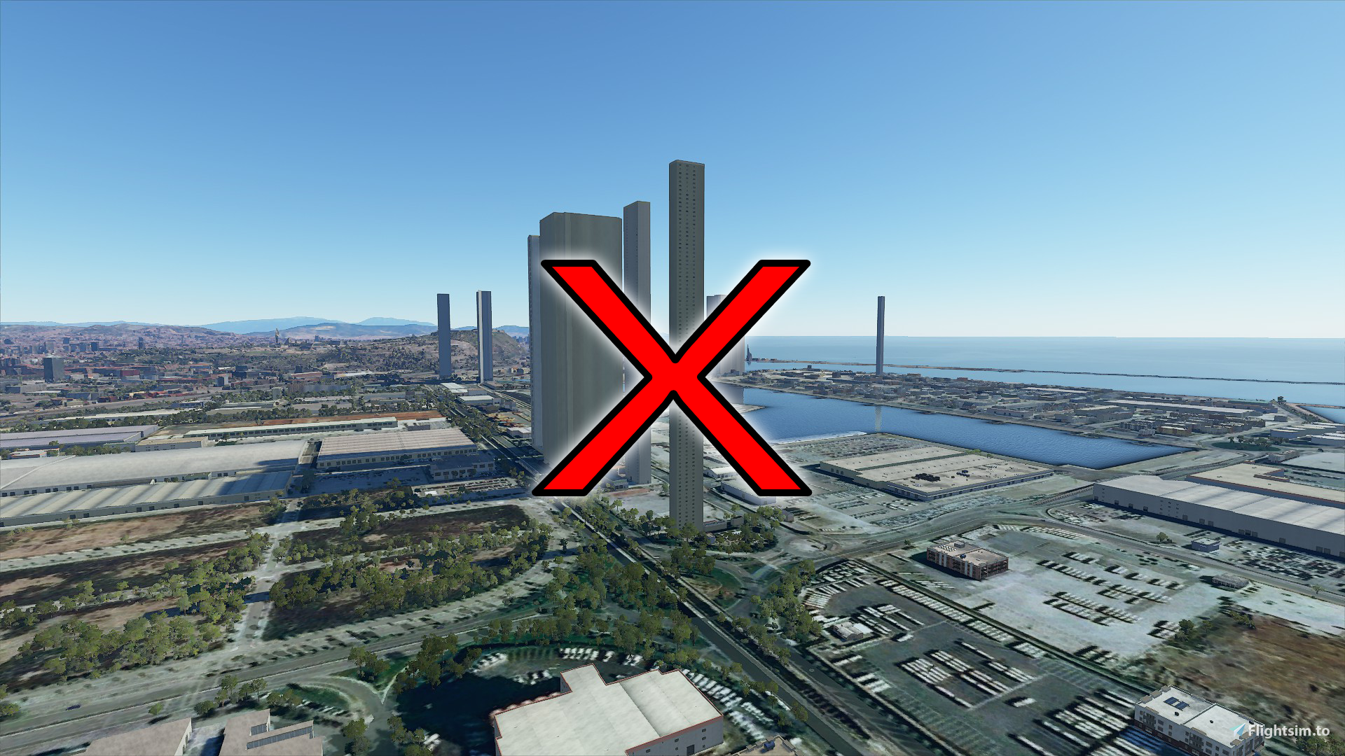 [FIXED BY ASOBO] Removal of monolith near LEBL (Barcelona) - Image 1