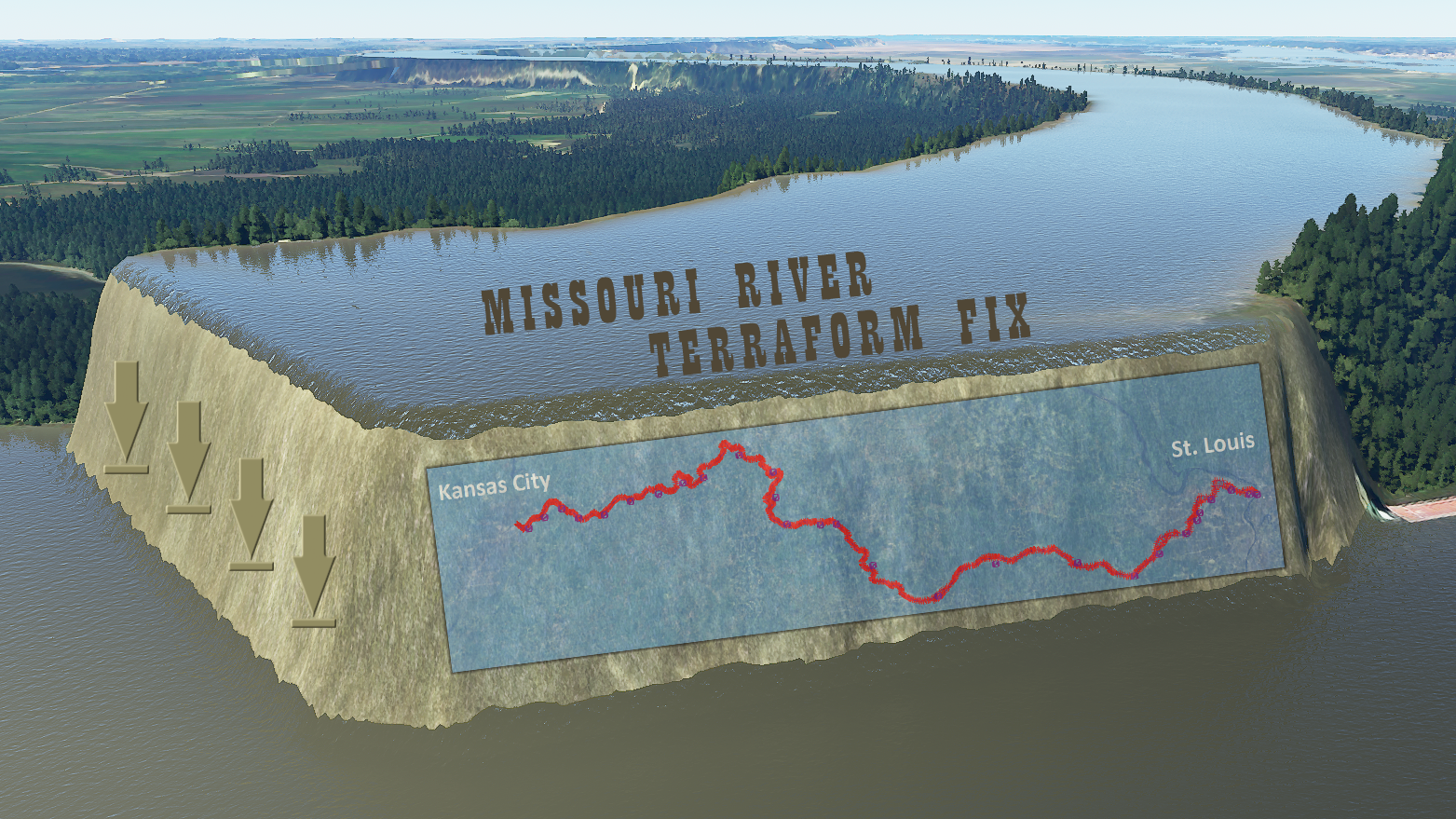 Missouri River Terrain Height Fix - Image 1