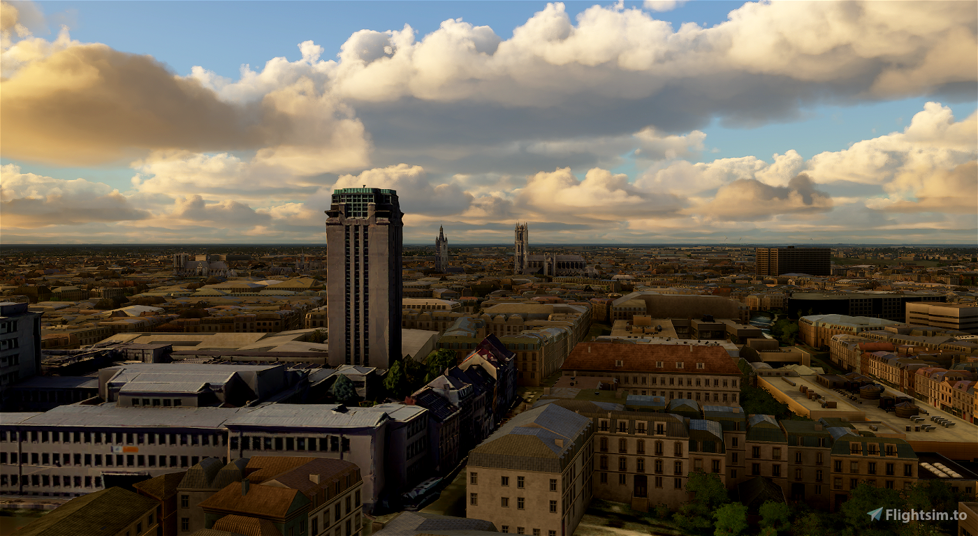 Book Tower Ghent, Belgium 对于 Microsoft Flight Simulator | Feed