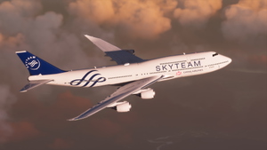 B747 China Airlines Skyteam Livery (DISCONTINUED) thumbnail 1