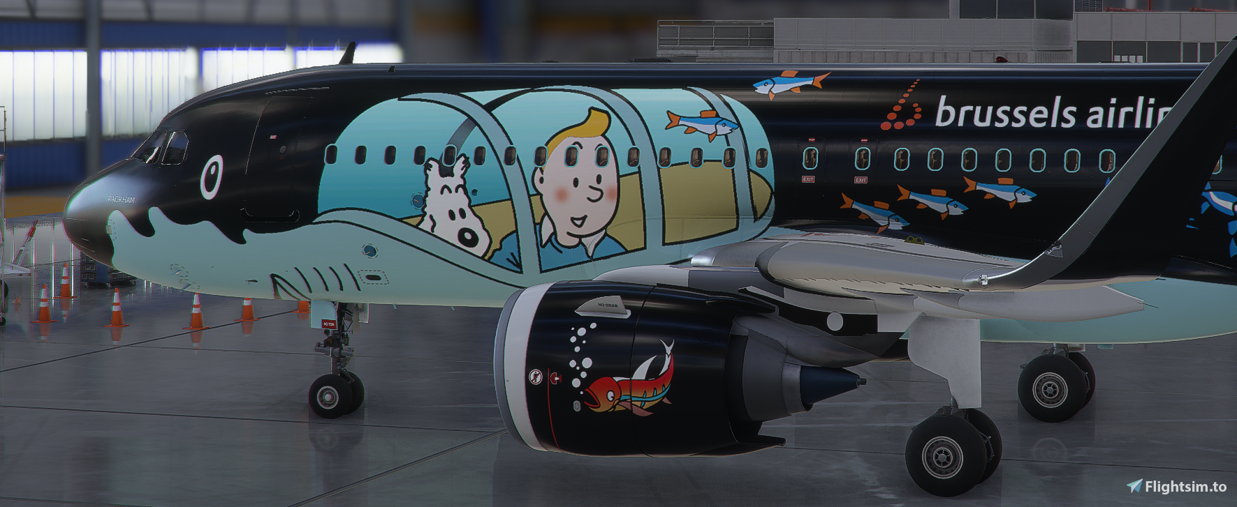 A320 Neo Brussels Airlines - SN Rackham (Tintin) - Image 1