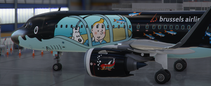 A320 Neo Brussels Airlines - SN Rackham (Tintin) thumbnail 1