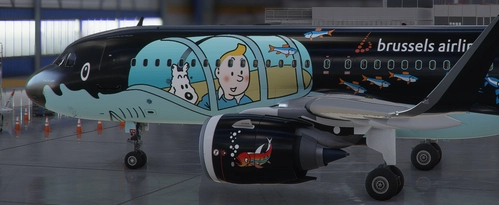 A320 Neo Brussels Airlines - SN Rackham (Tintin)