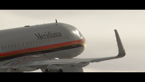 A320NEO Meridiana livery 4k (Drag&Drop)