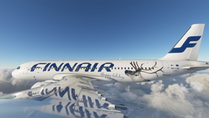  Airbus 320 NEO - Finnair "Reindeer" - HighRes thumbnail 3