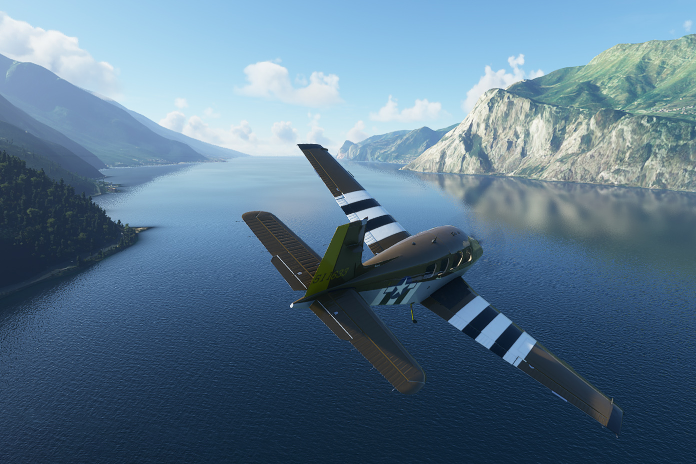 Bonanza G36 - P-51 Tribute "Invasion Stripes" Livery - Image 1