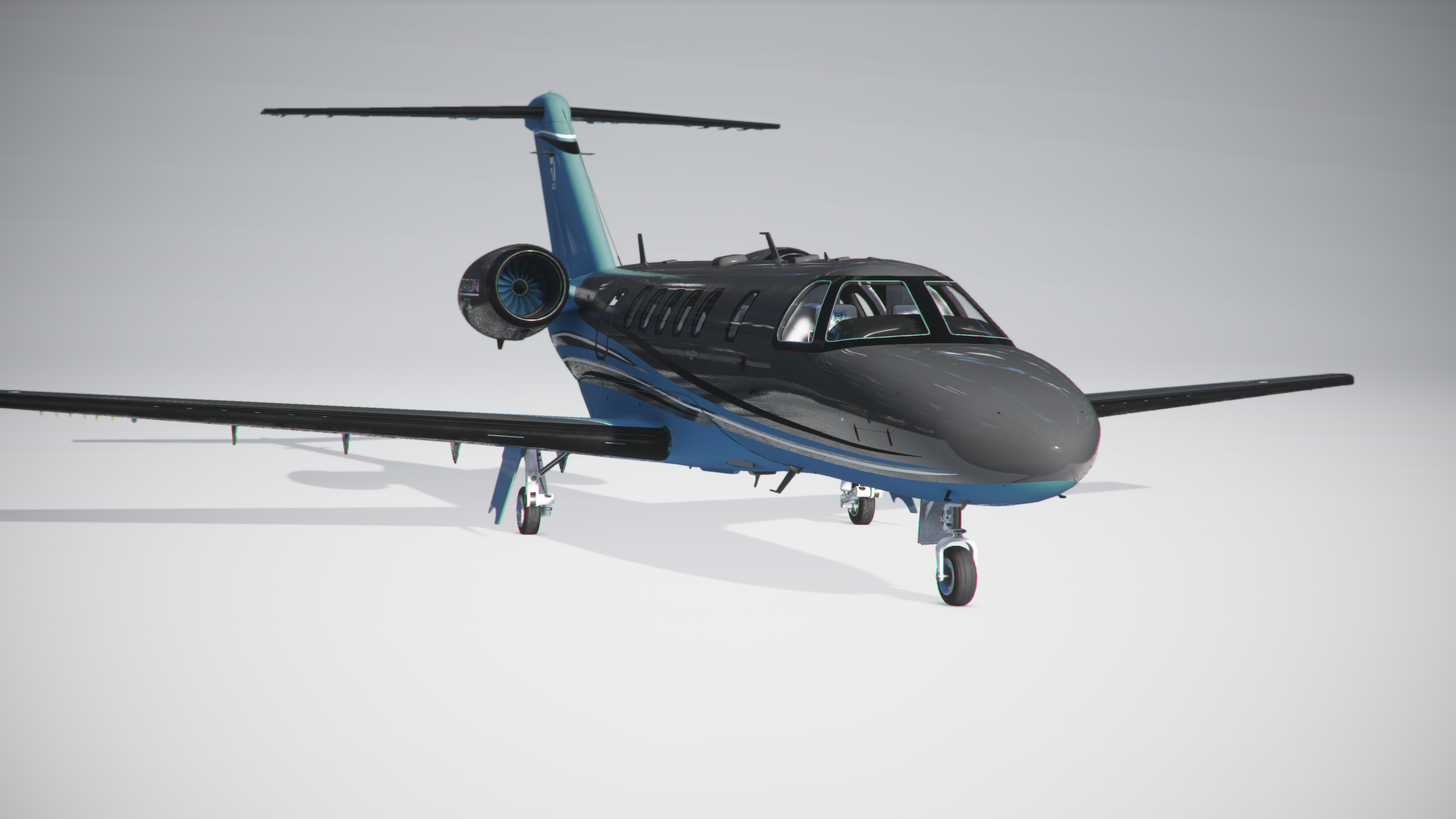 Citation CJ4 Grey And Blue (with custom Interior) - Image 1