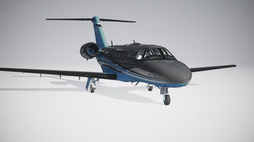 Citation CJ4 Grey And Blue (with custom Interior)