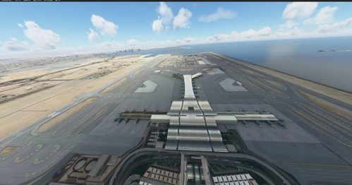 Doha City and Lite Airport