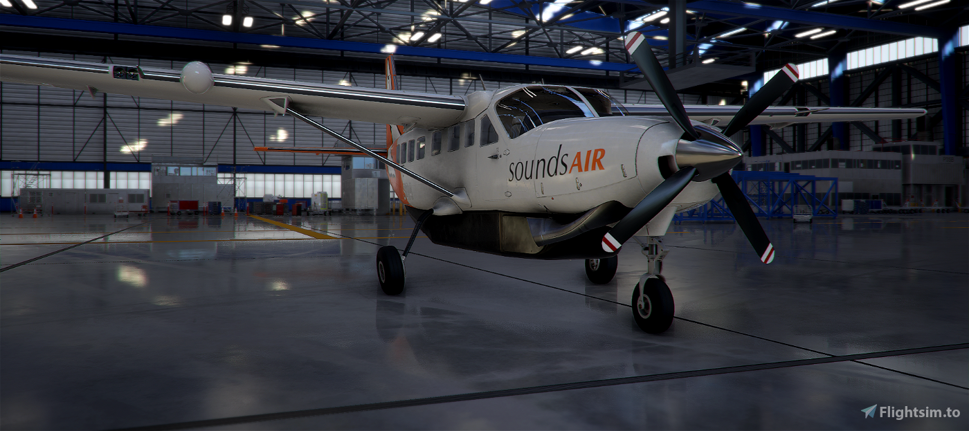 New Zealand Sounds Air Caravan 208 Microsoft Flight Simulator