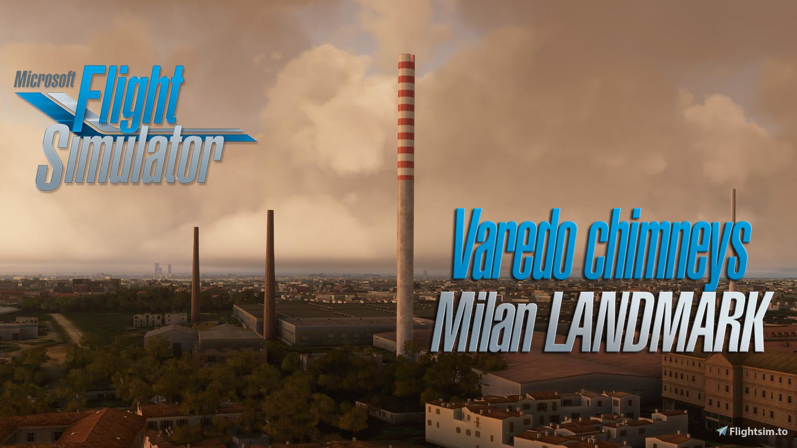Varedo chimneys (Milan Landmark) v1.0 - Image 1