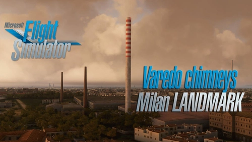 Varedo chimneys (Milan Landmark) v1.0