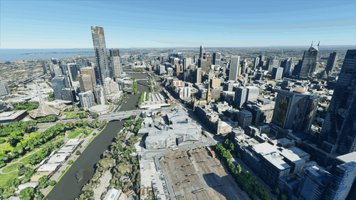 Melbourne Australia Cityscape