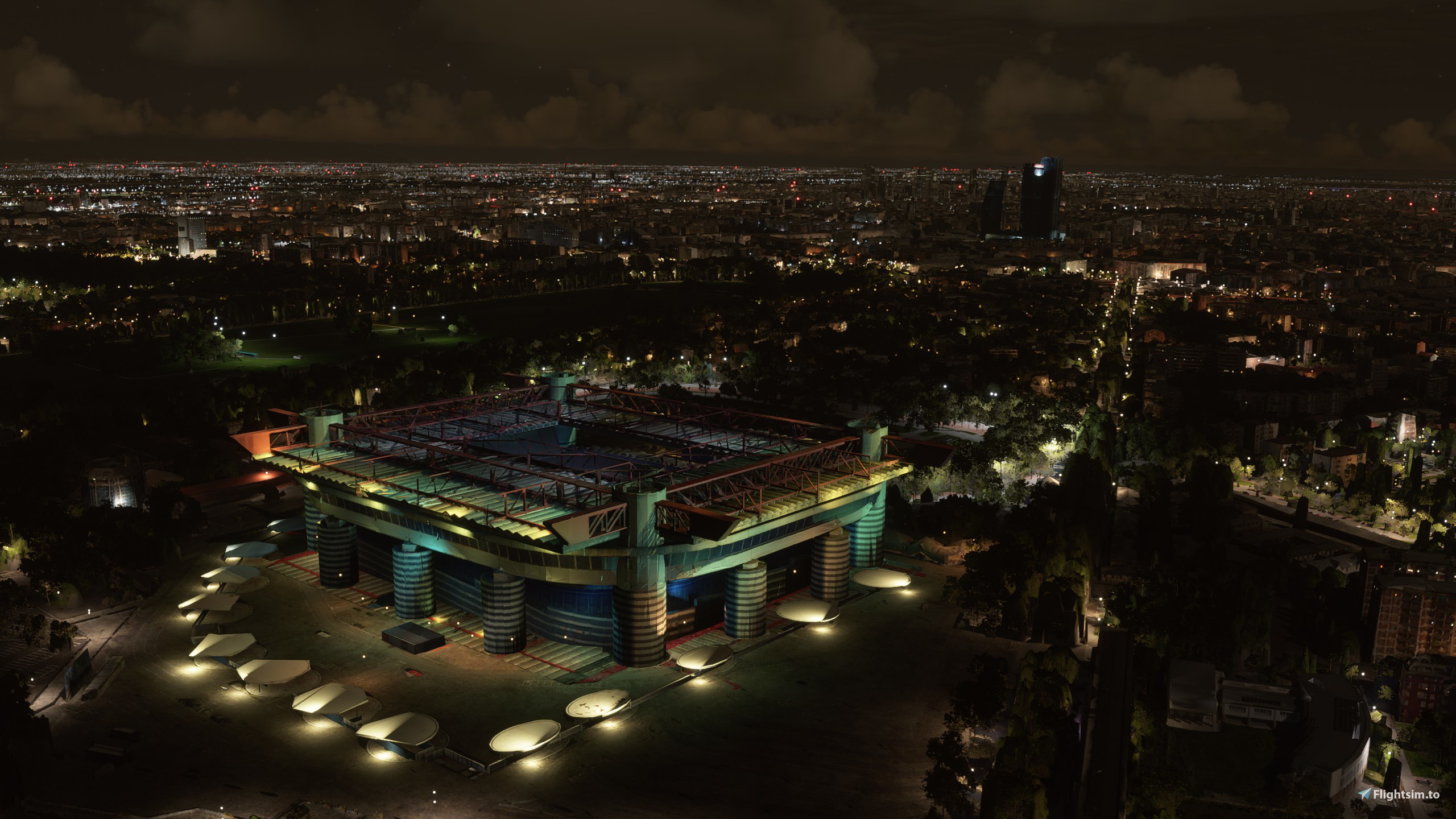 San Siro Stadium Milan Landmark - Image 1