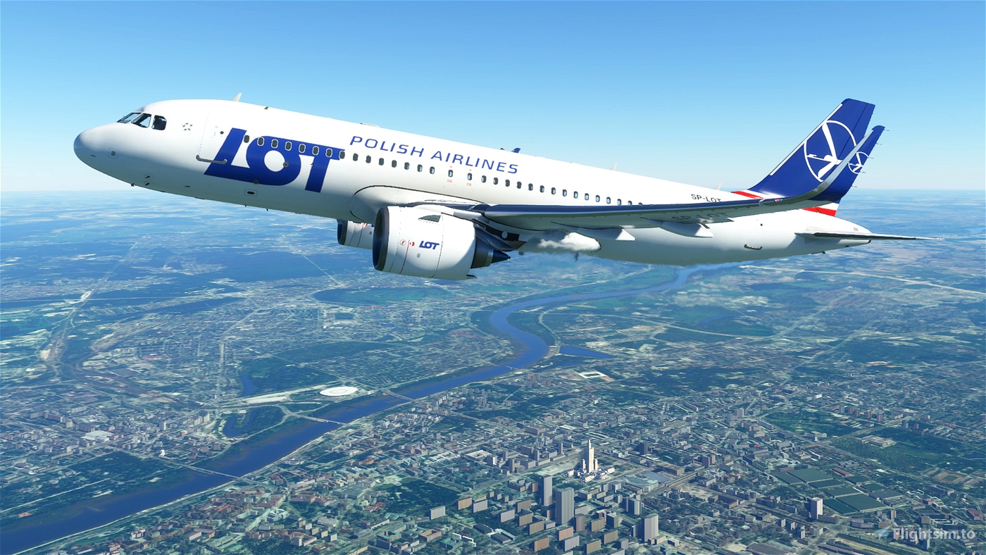 Threads - Polish Airlines (LOT) A320 (4K - High-Res) for Microsoft