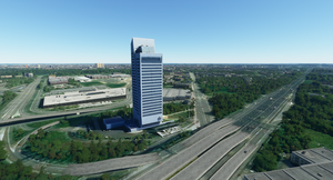 KBC tower, Ghent Belgium thumbnail 2
