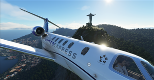 United Express Blue CJ4 thumbnail 2