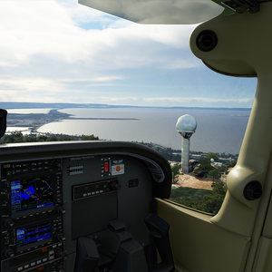 Vitrolles RADAR DOME which dominates Marseille-Marignane airport (LFML) thumbnail 1