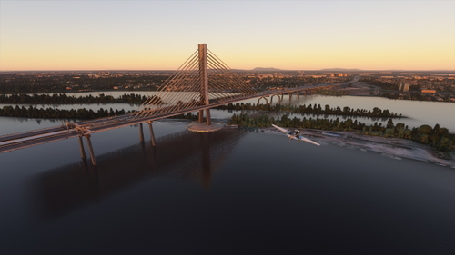 Samuel De Champlain bridge, Montreal